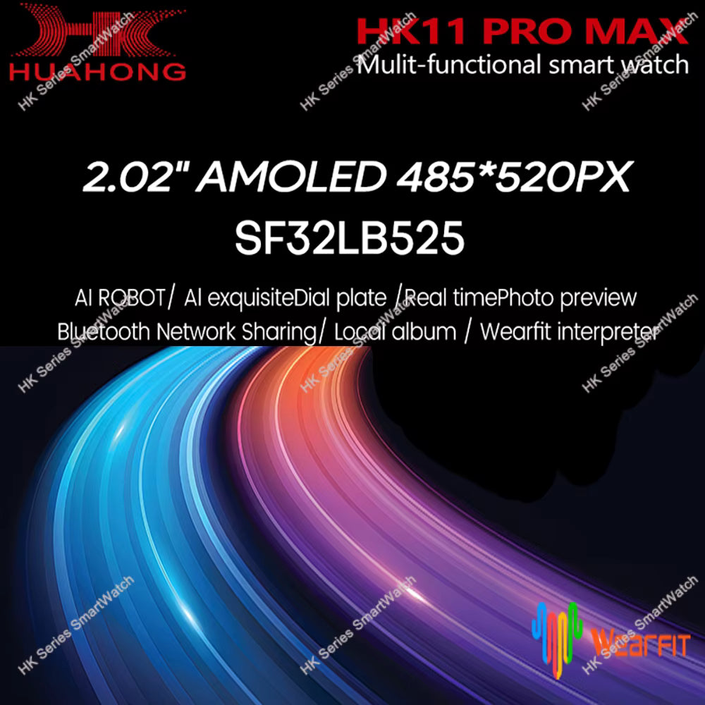 HK11 PRO MAX Smartwatch – 4GB RAM | AMOLED | NFC | GPS | Bluetooth Calling