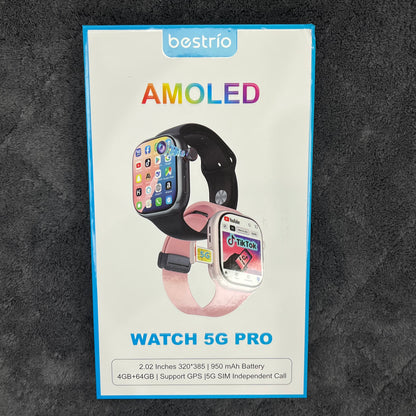 Bestrio BL01 5G Android Smartwatch – 4GB RAM & 64GB Storage | 1.6″ AMOLED Smartwatch