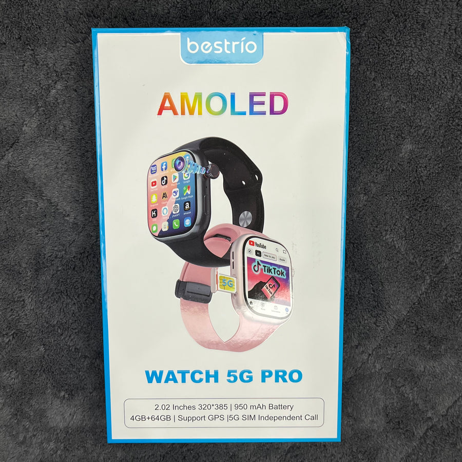 Bestrio BL01 5G Android Smartwatch – 4GB RAM & 64GB Storage | 1.6″ AMOLED Smartwatch