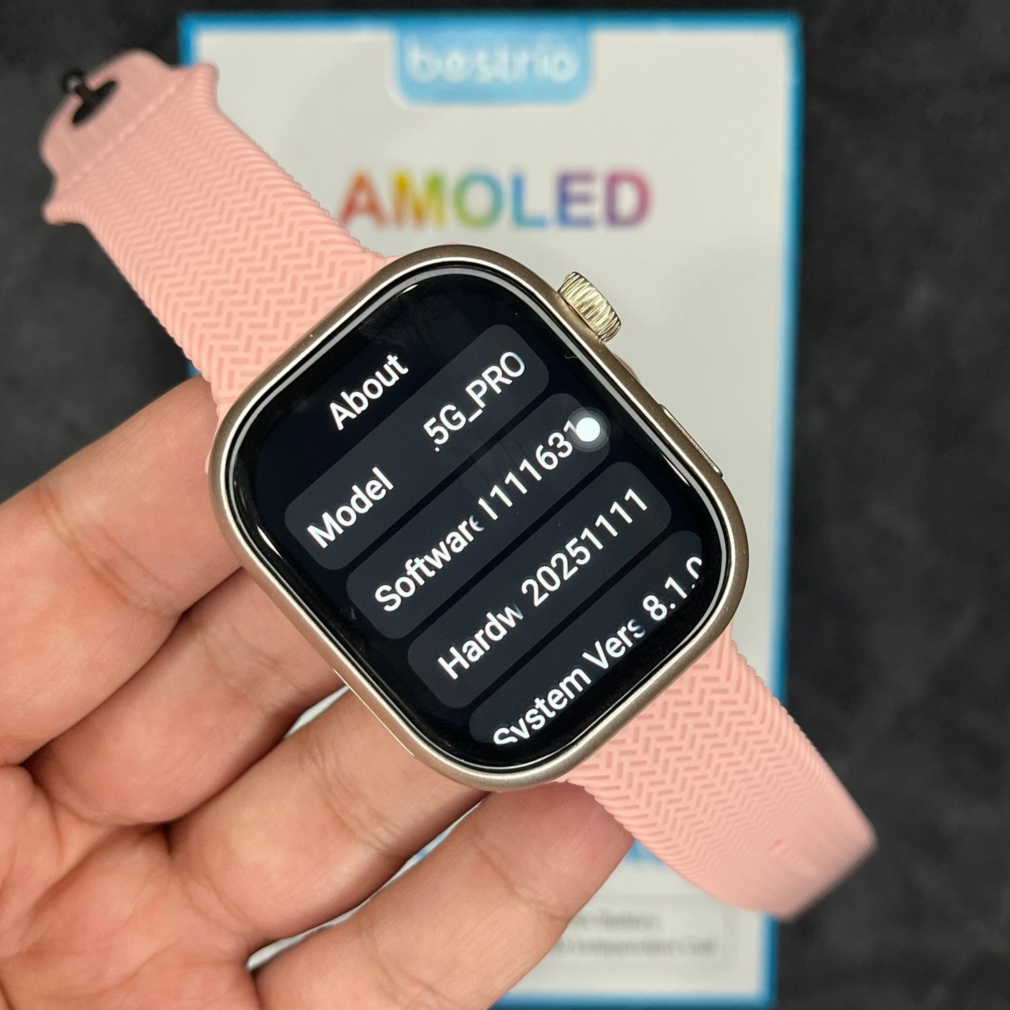Bestrio BL01 5G Android Smartwatch – 4GB RAM & 64GB Storage | 1.6″ AMOLED Smartwatch