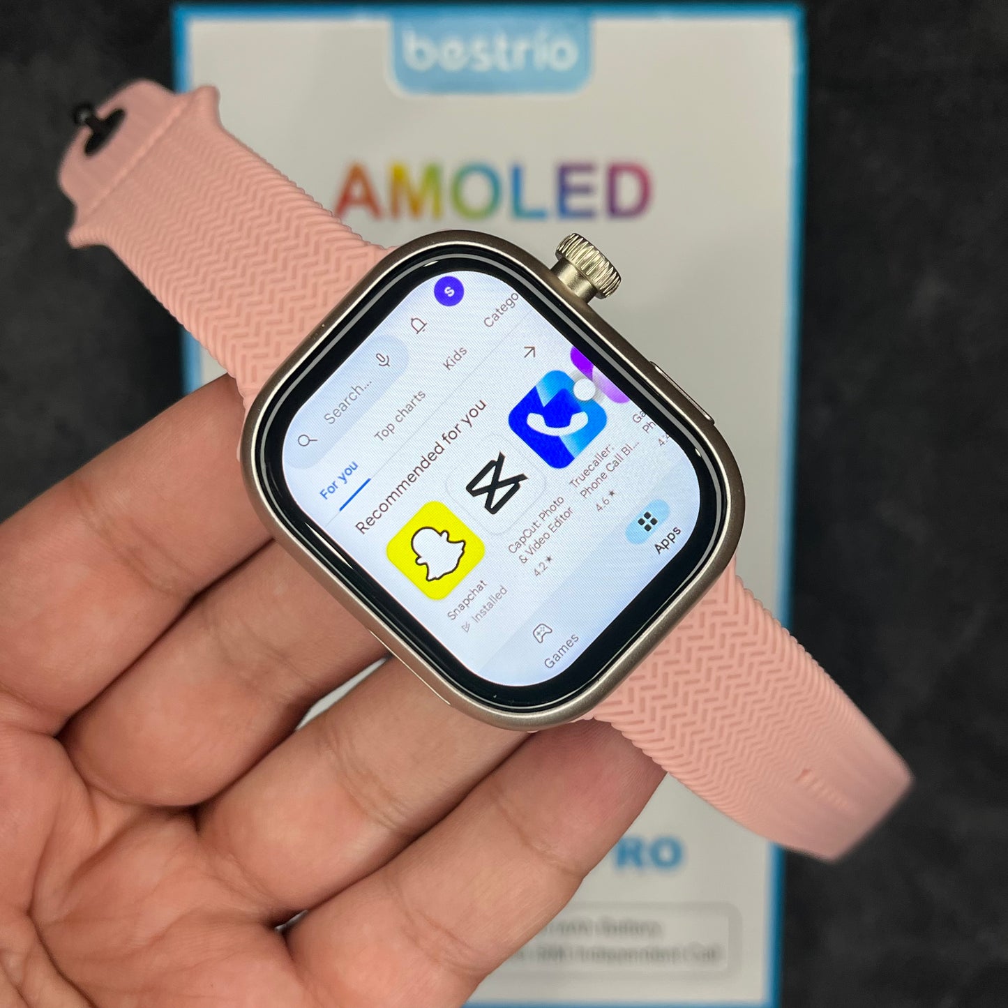 Bestrio BL01 5G Android Smartwatch – 4GB RAM & 64GB Storage | 1.6″ AMOLED Smartwatch