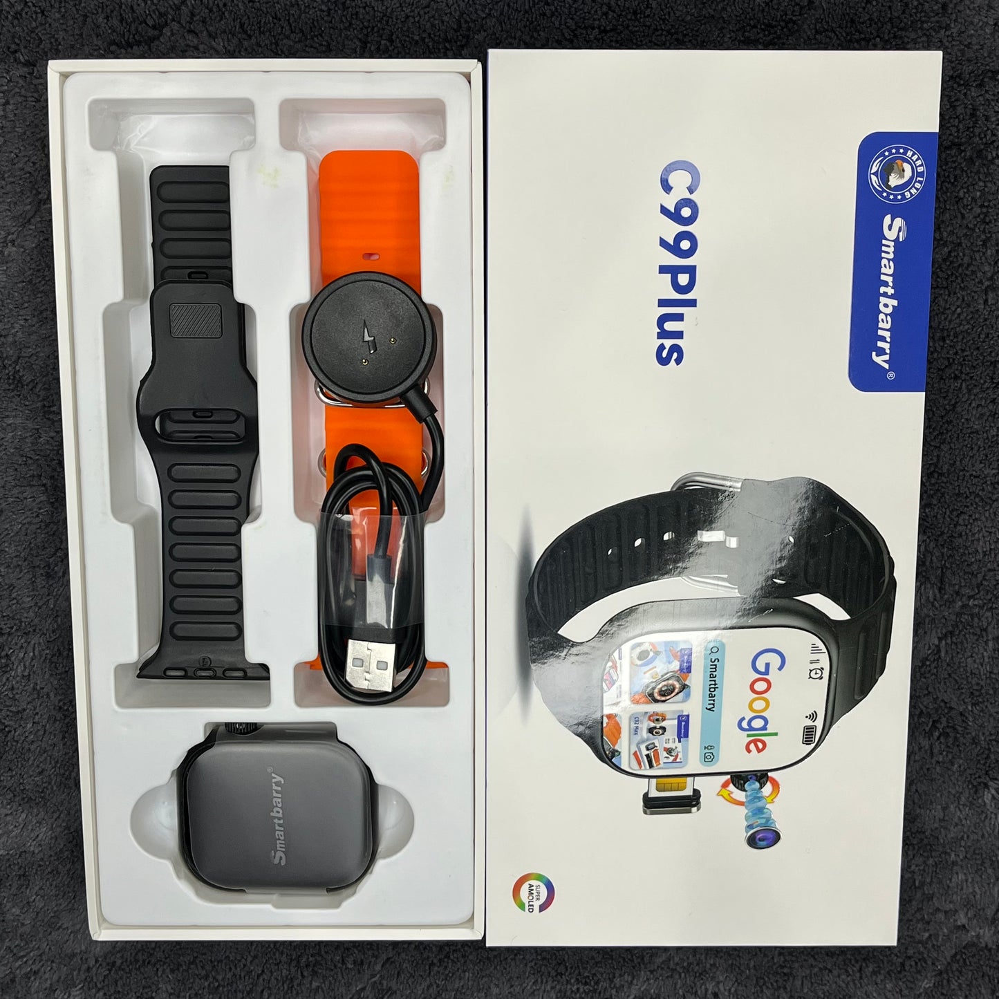 C99 Plus Android Smartwatch – 6GB RAM & 64GB Storage | 4G/5G SIM Smartwatch