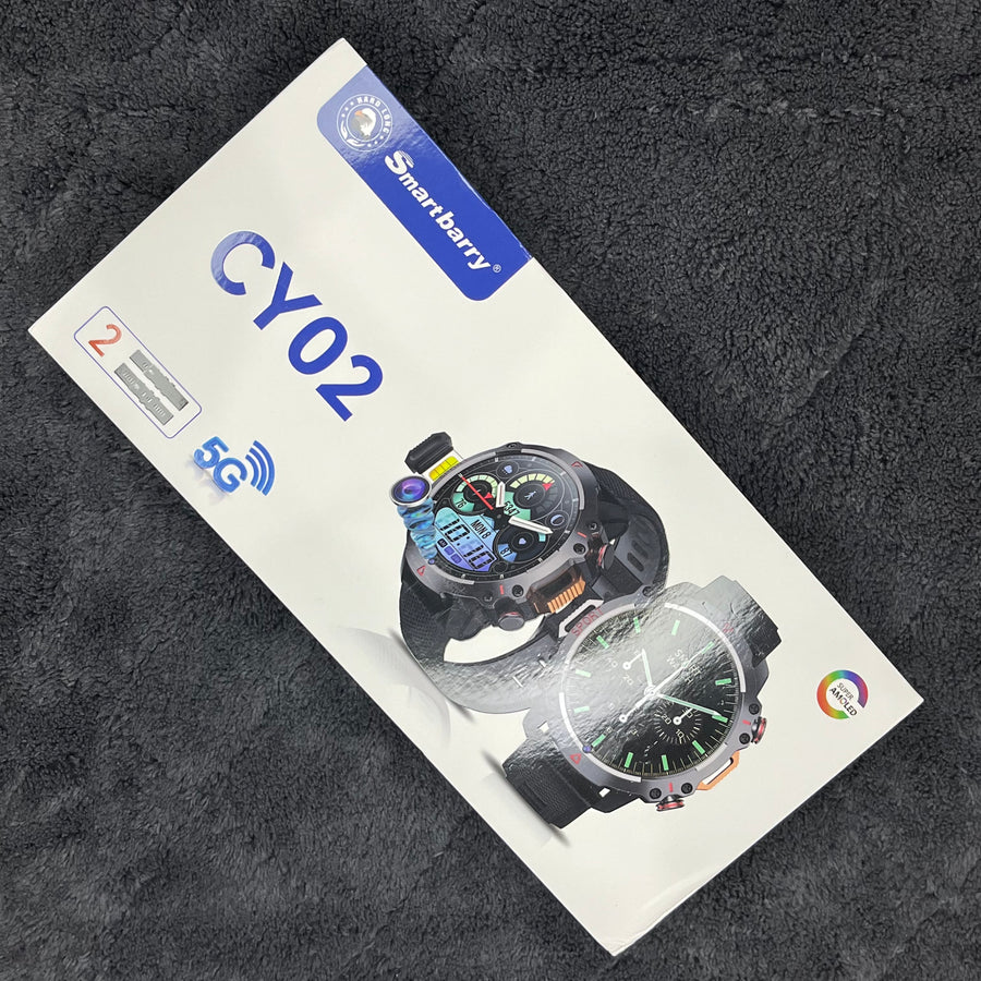 CY02 5G Round Android Smartwatch – 6GB RAM & 64GB Storage | Premium 49 mm Round Wearable