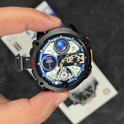 CY02 5G Round Android Smartwatch – 6GB RAM & 64GB Storage | Premium 49 mm Round Wearable