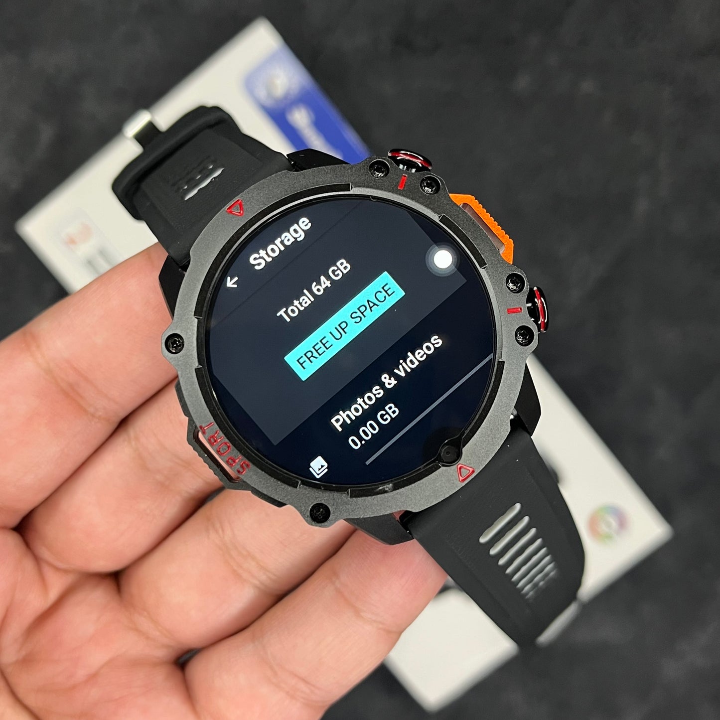 CY02 5G Round Android Smartwatch – 6GB RAM & 64GB Storage | Premium 49 mm Round Wearable