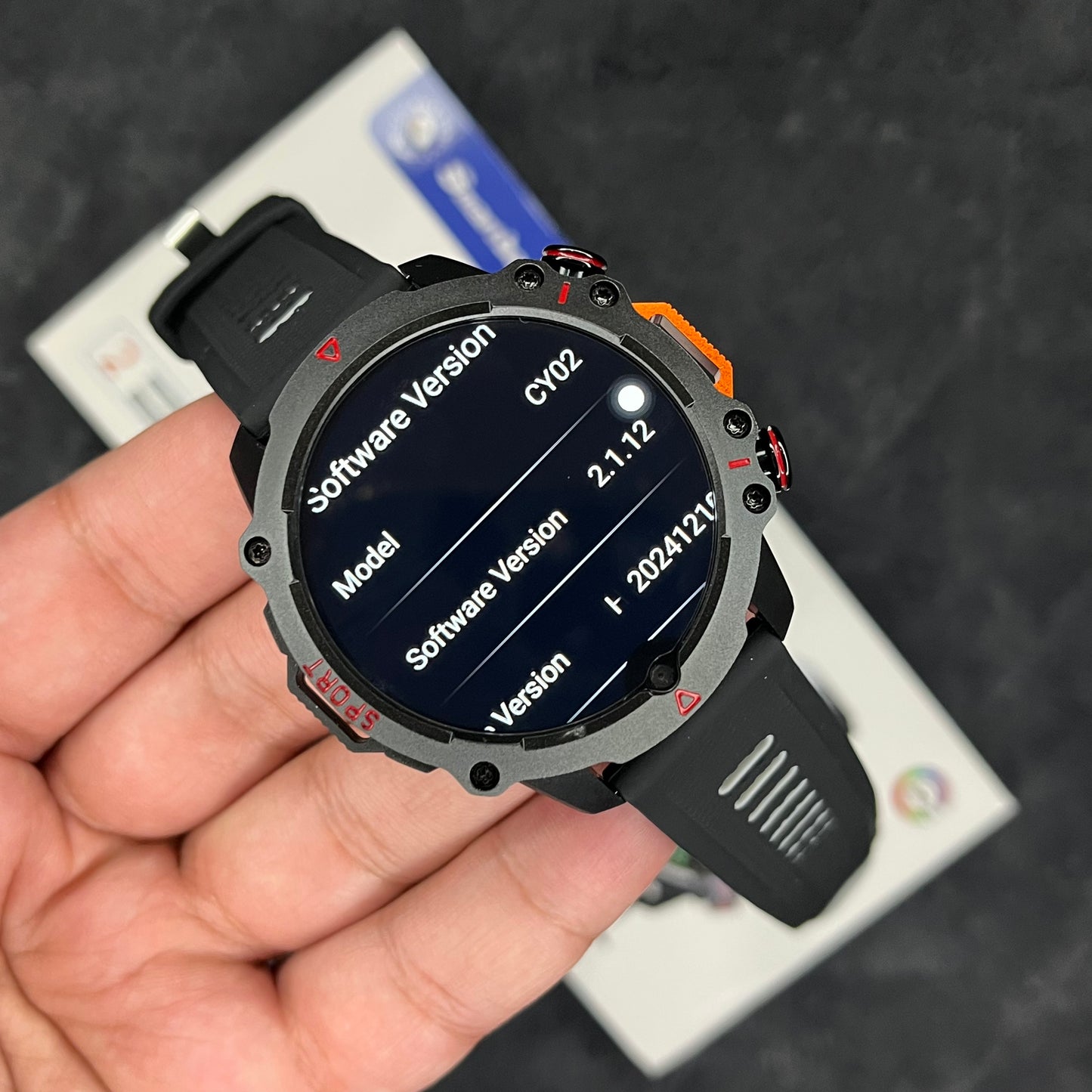 CY02 5G Round Android Smartwatch – 6GB RAM & 64GB Storage | Premium 49 mm Round Wearable