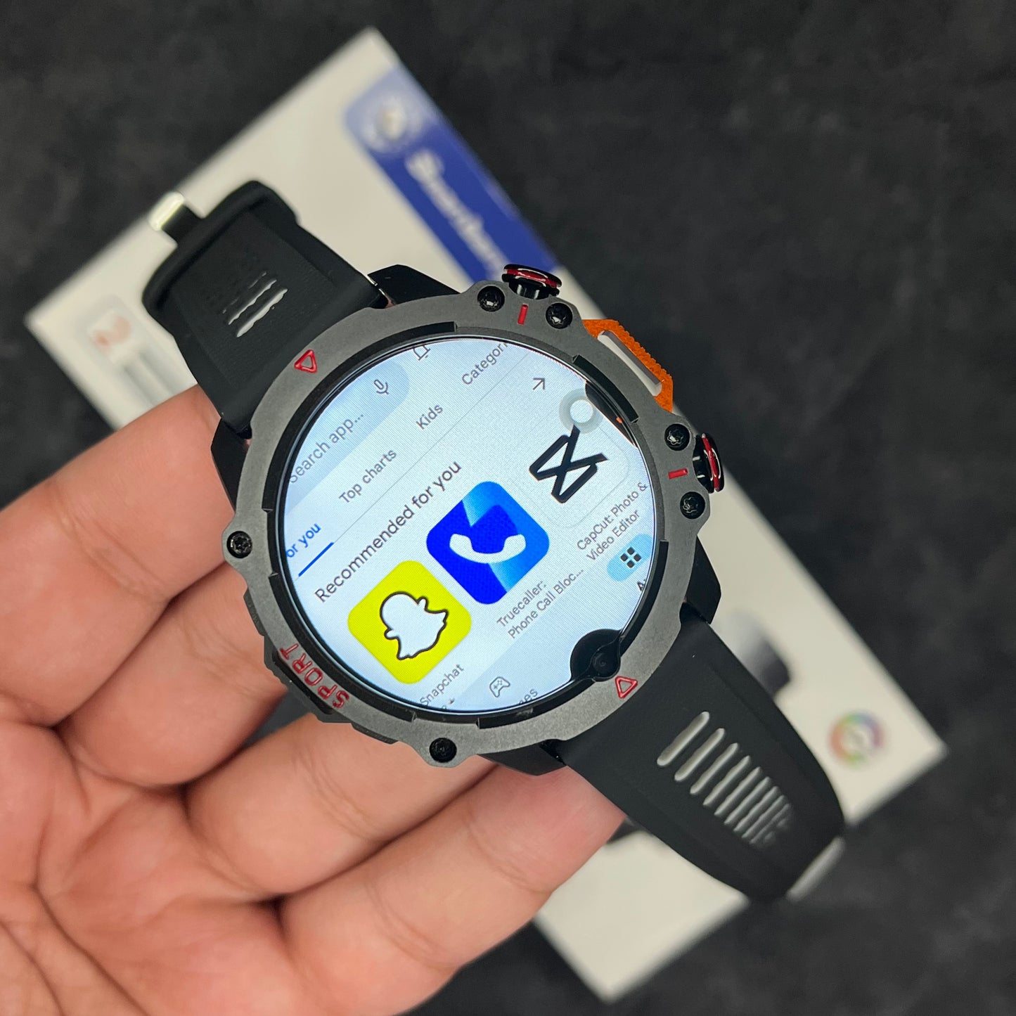 CY02 5G Round Android Smartwatch – 6GB RAM & 64GB Storage | Premium 49 mm Round Wearable
