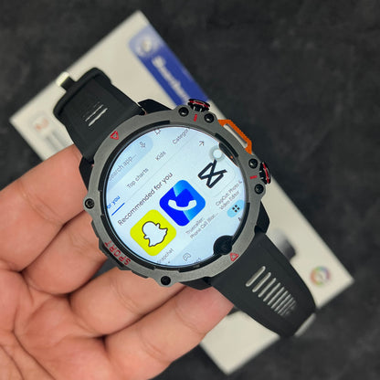 CY02 5G Round Android Smartwatch – 6GB RAM & 64GB Storage | Premium 49 mm Round Wearable