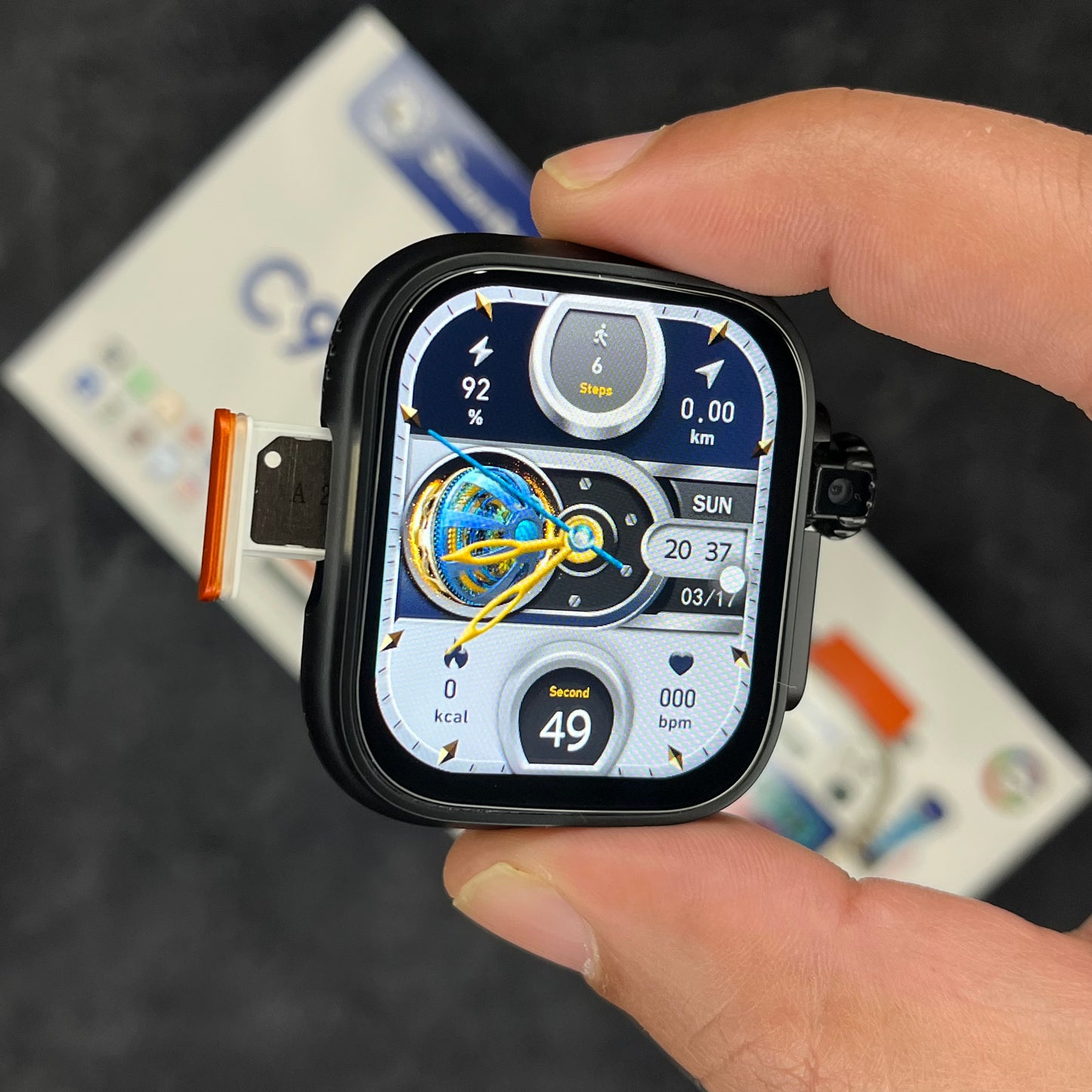 C96 Ultra Android Smartwatch – 6GB RAM & 64GB Storage | 4G/5G SIM Smartwatch