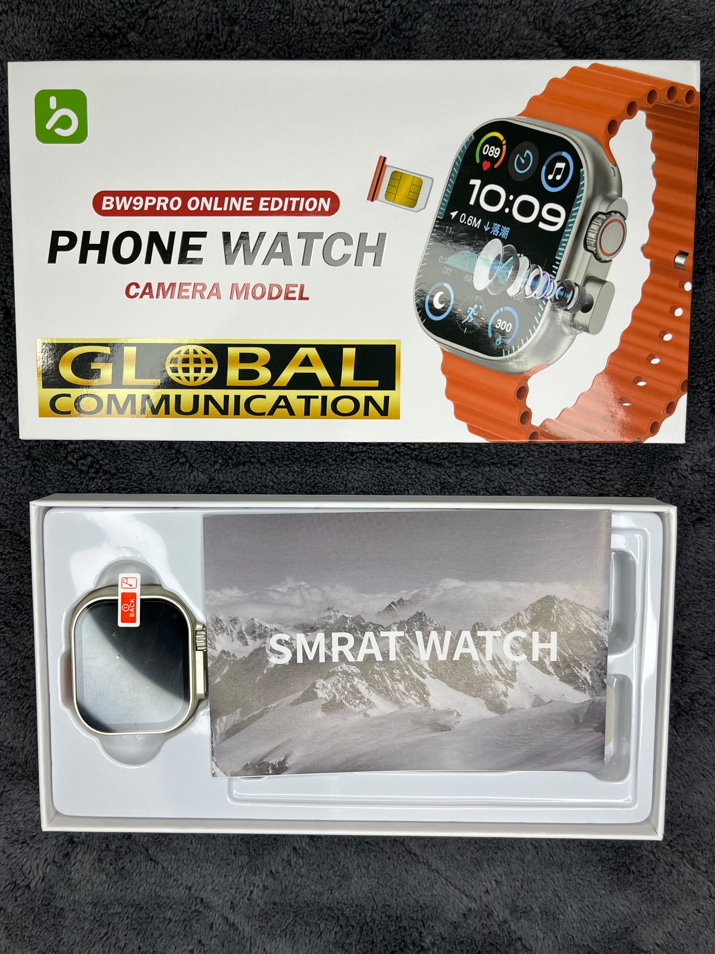 BW9PRO Online Edition Smartwatch — SIM, Camera & Full Smart Features