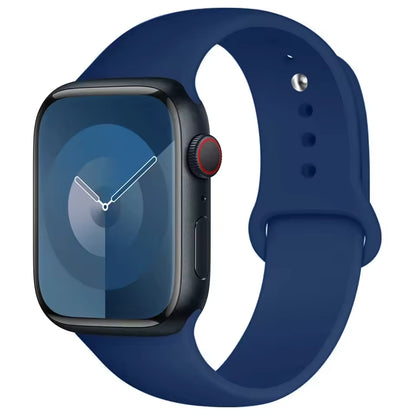 Premium Silicone Sport Strap for Smartwatches | 38mm–49mm | Soft & Durable Band for Apple Watch & Other Watches