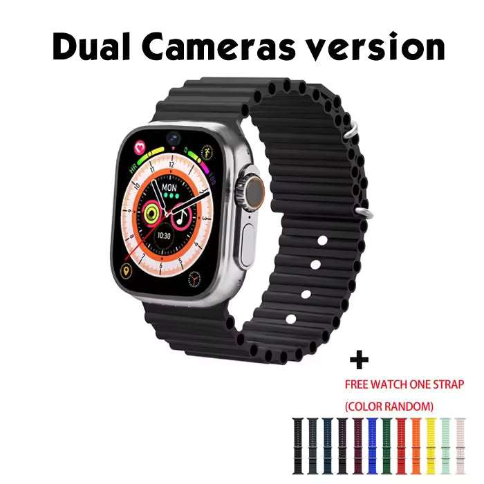 S9 Ultra 4G SIM Card Smartwatch | Dual Camera | GPS Tracker | Video Call | Heart Rate | SOS Call | Android Phone Watch