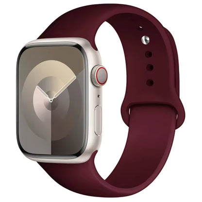Premium Silicone Sport Strap for Smartwatches | 38mm–49mm | Soft & Durable Band for Apple Watch & Other Watches