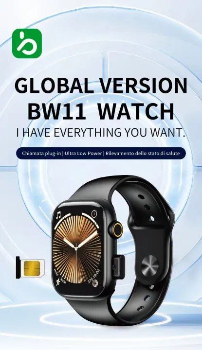 BW11 4G SIM Smartwatch – Phone Watch with Camera & Connectivity