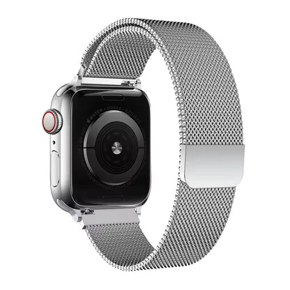 Premium Milanese Loop Strap for Apple Watch (Ultra 2 / Ultra / Series 11–3 / SE) – Magnetic Stainless Steel Bracelet (38mm–49mm)