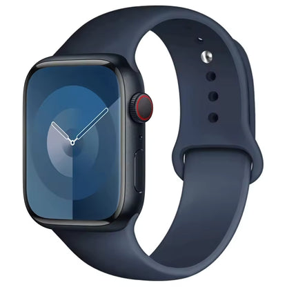 Premium Silicone Sport Strap for Smartwatches | 38mm–49mm | Soft & Durable Band for Apple Watch & Other Watches
