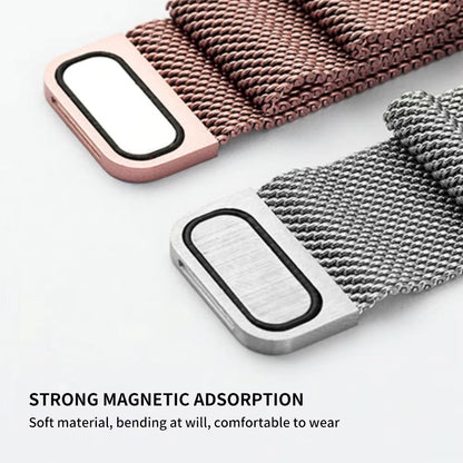Premium Milanese Loop Strap for Apple Watch (Ultra 2 / Ultra / Series 11–3 / SE) – Magnetic Stainless Steel Bracelet (38mm–49mm)