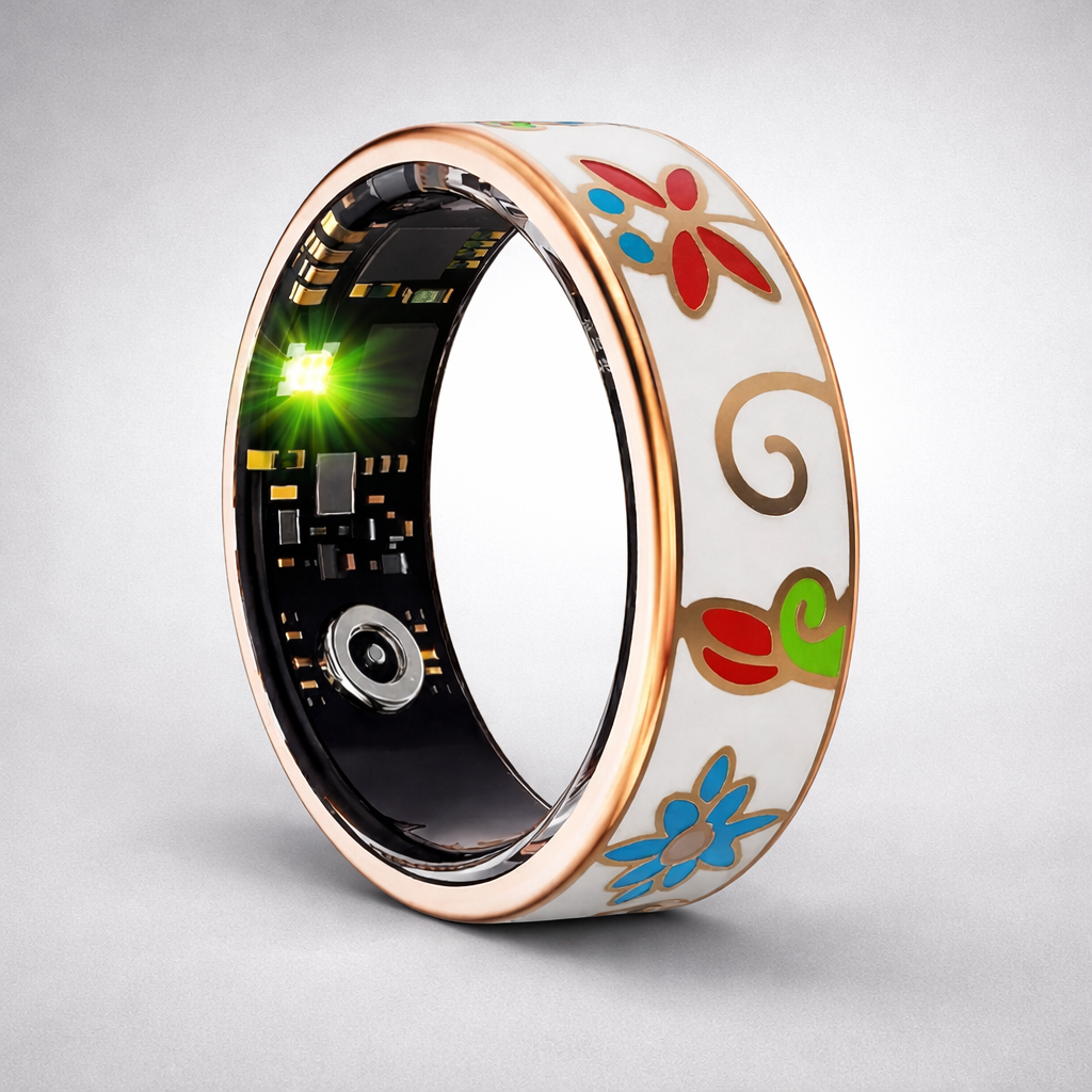 Smart ring heart rate blood oxygen step counter