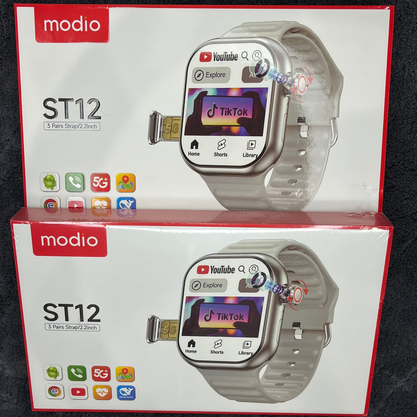ST12 Android Smartwatch 4G SIM 4GB RAM 64GB Pakistan