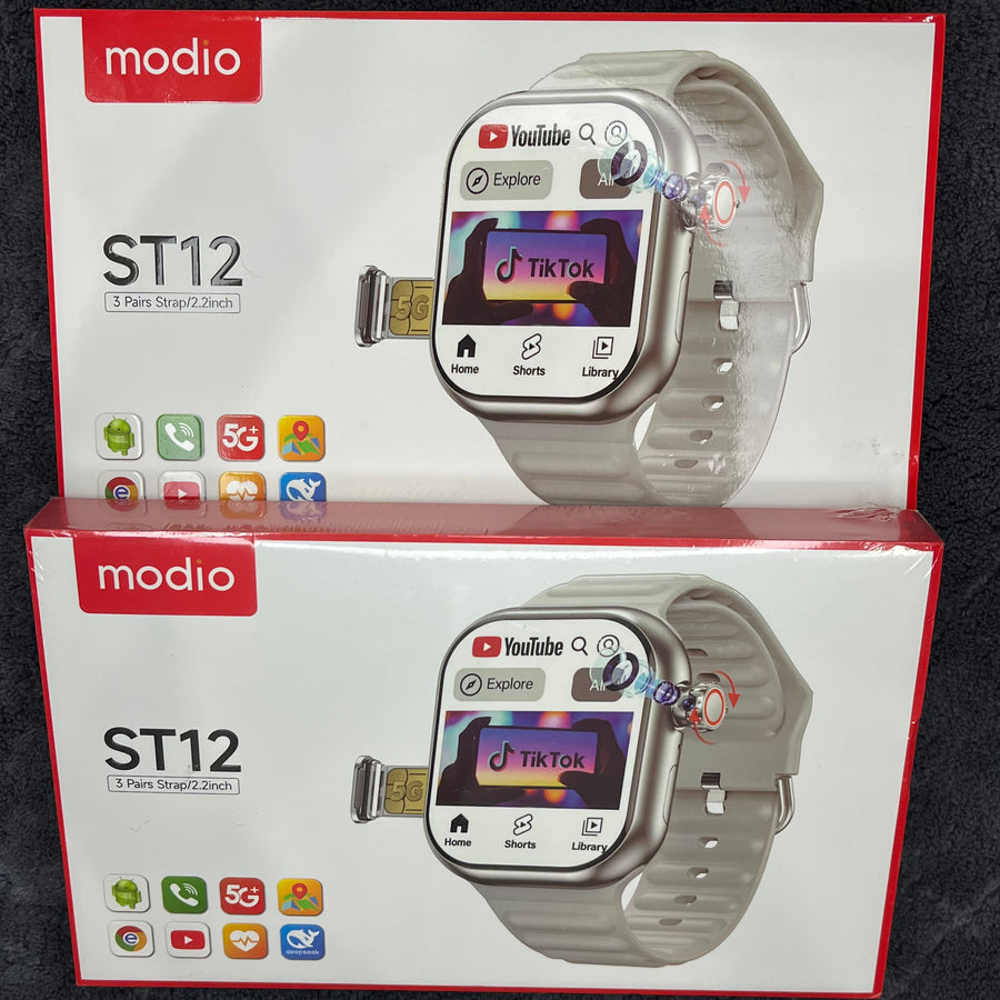 ST12 Android Smartwatch – 4GB RAM & 64GB Storage | 4G SIM Smartwatch