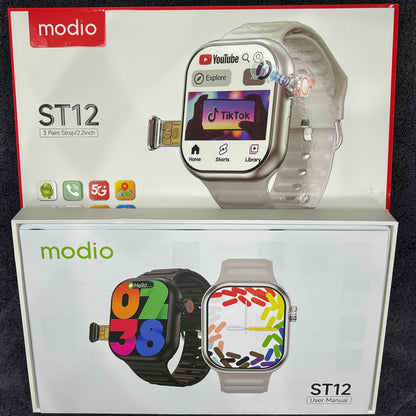 ST12 smartwatch box packaging Android watch Pakistan