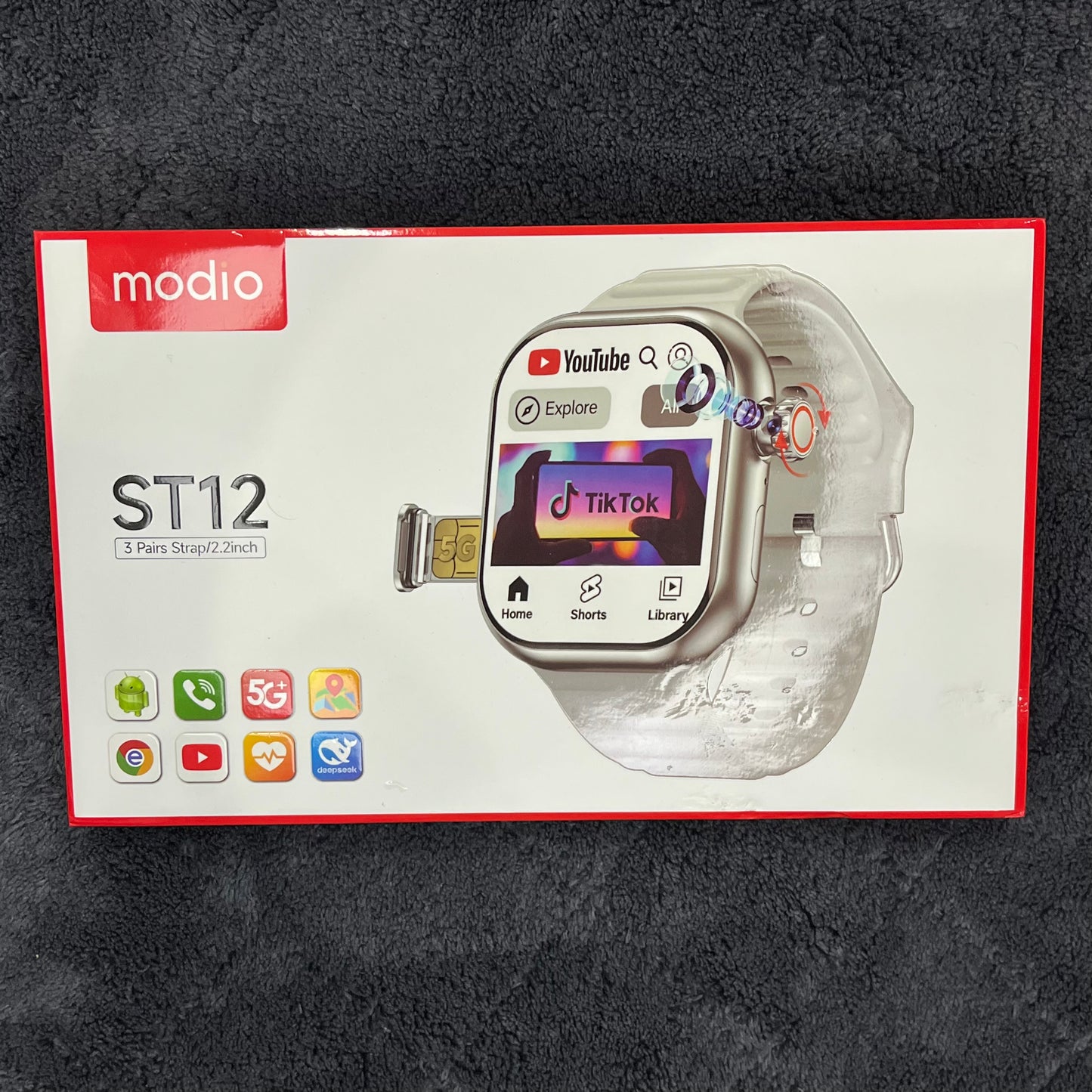 ST12 Android smartwatch stylish wearable 4G SIM Pakistan