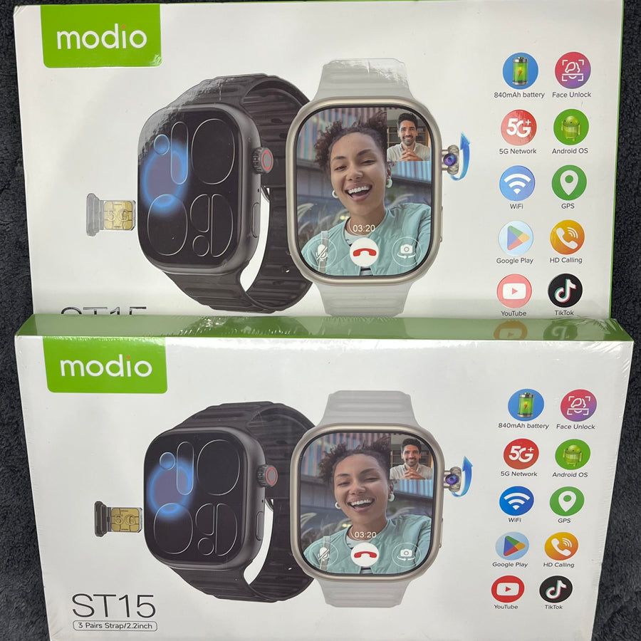 ST15 5G Android Smartwatch – 6GB RAM & 64GB Storage | 2.2″ Full Display