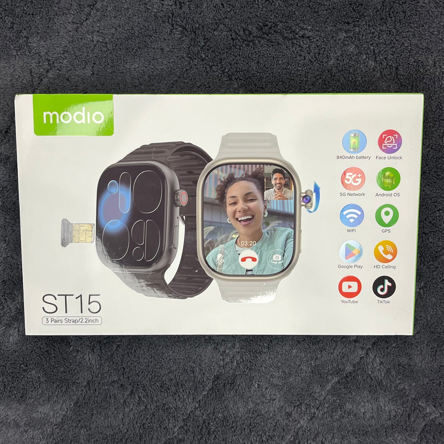 ST15 smartwatch calling feature 5G SIM Android watch Pakistan