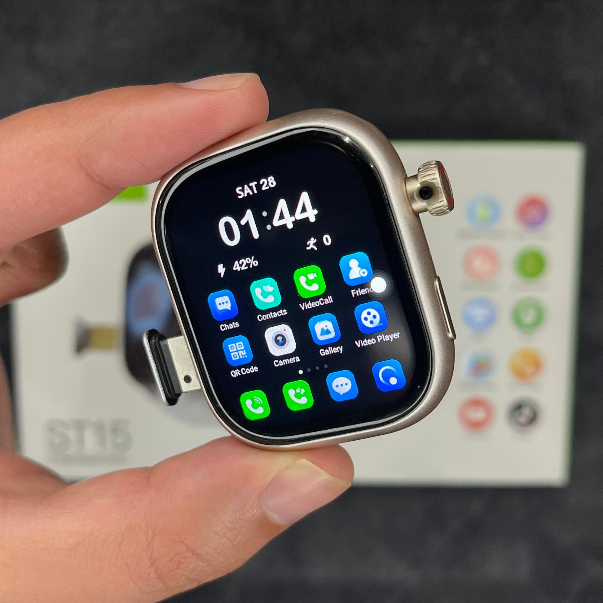 ST15 smartwatch side view design Android watch Pakistan