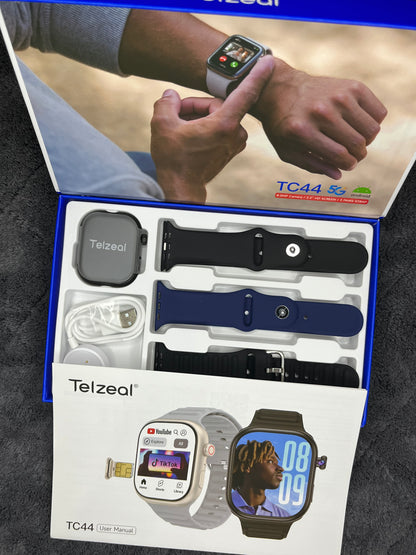 Tezeal TC44 smartwatch box packaging Pakistan